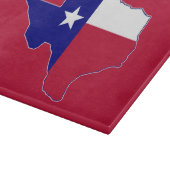 Texas Flag Map Snijplank (Hoek)
