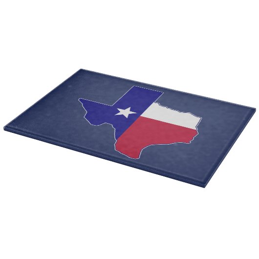 Texas Flag Map Snijplank (Hoek)
