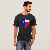Texas Flag Map T-shirt (Voorkant volledig)