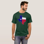 Texas Flag Map T-shirt (Voorkant volledig)