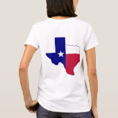 Texas Flag Map T-shirt (Achterkant)
