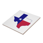 Texas Flag Map Tegeltje (Zijkant)