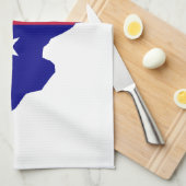 Texas Flag Map Theedoek (Quarter Fold)