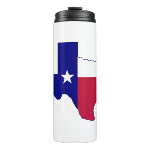 Texas Flag Map Thermosbeker