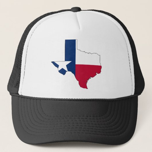 Texas Flag Map Trucker Pet (Voorkant)