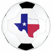 Texas Flag Map Voetbal (Voorkant)