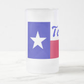 Texas Flag Matglas Bierpul (Center)