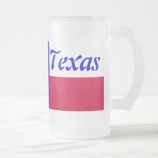 Texas Flag Matglas Bierpul (Rechts)