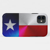 Texas Flag; metaal-blik iPhone 5 Hoesje (Achterkant (horizontaal))