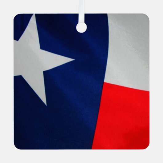Texas Flag Metal Ornament (Voorkant)