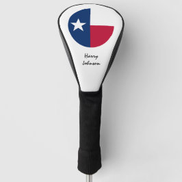Texas Flag, Monogrammed Golf Clubs Hoesjes VS Golfheadcover