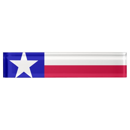 Texas Flag Naambordje (Voorkant)