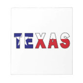 Texas Flag Notitieblok (Voorkant)