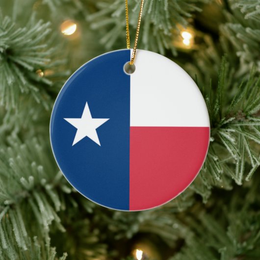 Texas Flag Ornament (dubbelzijdig) (Boom)