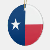 Texas Flag Ornament (dubbelzijdig) (Links)
