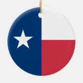 Texas Flag Ornament (dubbelzijdig) (Achterkant)