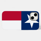 texas flag OtterBox iPhone case (Achterkant (horizontaal))