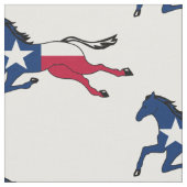 Texas Flag Paard Running Stof (Close Up)