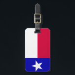 Texas Flag PERSONALIZED BAGAGELABEL<br><div class="desc">Texas Flag LUGGAGE TAB</div>
