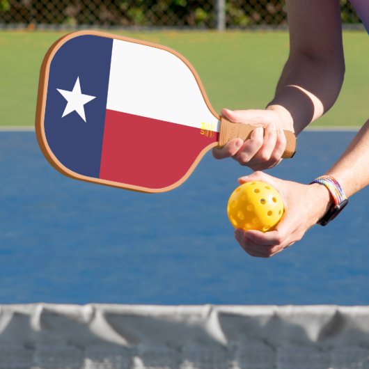 Texas Flag Pickleball Paddle (Insitu)