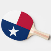 Texas flag ping pong paddle for table tennis tafeltennisbatje (Zijkant)
