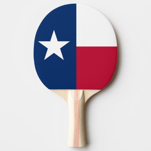 Texas flag ping pong paddle for table tennis tafeltennisbatje (Voorkant)