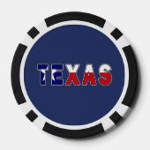 Texas Flag Poker Chips (Achterkant)