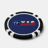 Texas Flag Poker Chips (Enkel)
