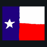 Texas Flag Pop Art Poster - Amerikaanse Staten Pri<br><div class="desc">Verenigde Staten van Amerika Flags Digital Artworks - American National Symbols & Emblems - Flags of United States of America</div>