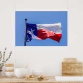 Texas Flag Poster (Keuken)