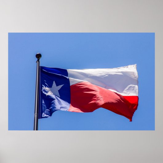 Texas Flag Poster (Voorkant)