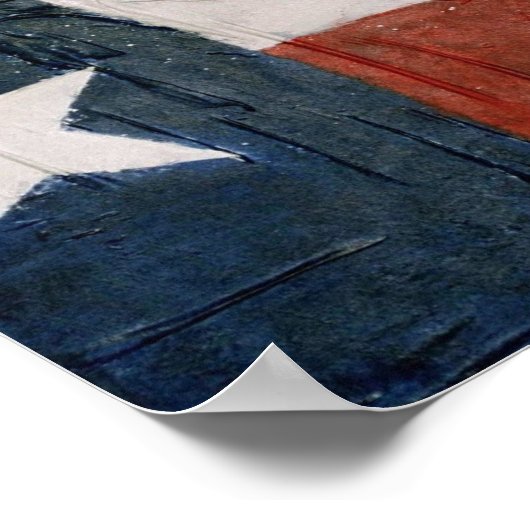 Texas Flag Poster (Hoek)