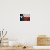 Texas Flag Poster (Keuken)