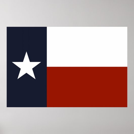 Texas Flag Poster (Voorkant)