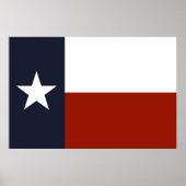 Texas Flag Poster (Voorkant)