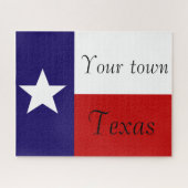 Texas flag Puzzle Legpuzzel (Horizontaal)