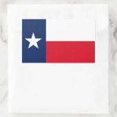 Texas Flag Rechthoekige Sticker