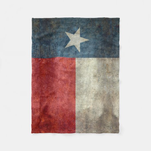 Texas flag  retro style Fleece Blanket Deken (Voorkant)