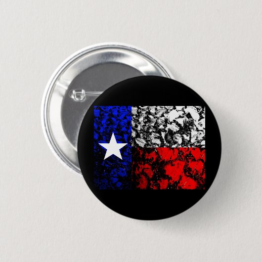 Texas Flag Ronde Button 5,7 Cm (Voorkant /achterkant)
