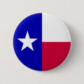 Texas Flag Ronde Button 5,7 Cm (Voorkant)