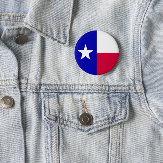 Texas Flag Ronde Button 5,7 Cm (In situ)