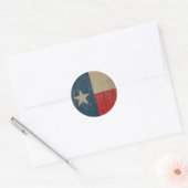  Texas Flag Ronde Sticker (Envelop)