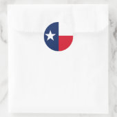 TEXAS FLAG RONDE STICKER (Tas)