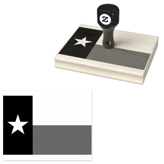 Texas Flag Rubberstempel (Gestempeld)