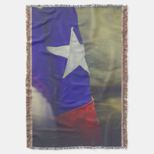 Texas Flag Rustic Lone Star USA Deken