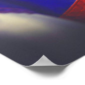 Texas Flag Rustic Lone Star USA Poster (Hoek)