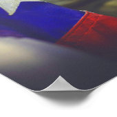 Texas Flag Rustic Lone Star USA Poster (Hoek)
