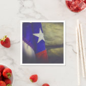 Texas Flag Rustic Lone Star USA Servet (Insitu)