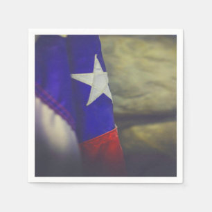 Texas Flag Rustic Lone Star USA Servet