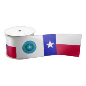Texas flag-Seal Satijnen Lint (Spoel)